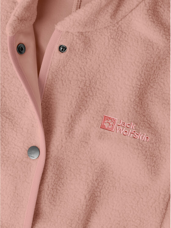 Jack Wolfskin Jack Wolfskin Felpa di pile Light Curl 1711521 Rosa Regular Fit