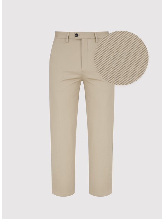 Pako Lorente Pako Lorente Spodnie materiałowe P24WF-WX-003 Beżowy Carrot Fit