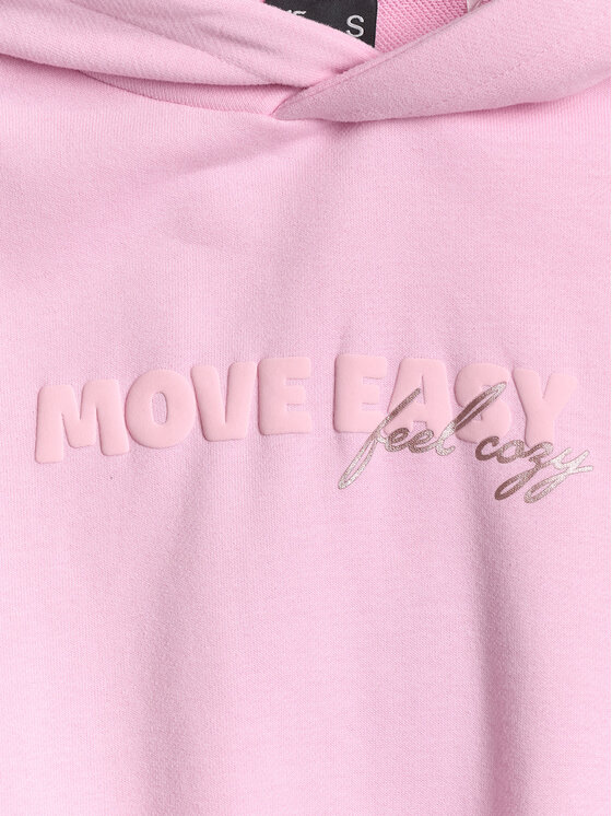 4F 4F Bluza COZY Różowy jasny Regular Fit