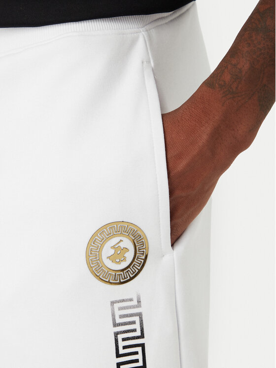 Beverly Hills Polo Club Beverly Hills Polo Club Спортивні шорти M6603B-HR Білий Regular Fit