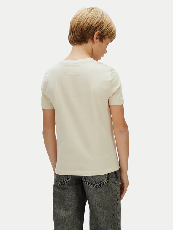 Calvin Klein Jeans Calvin Klein Jeans T-Shirt LVCKSJA08B Beżowy Regular Fit