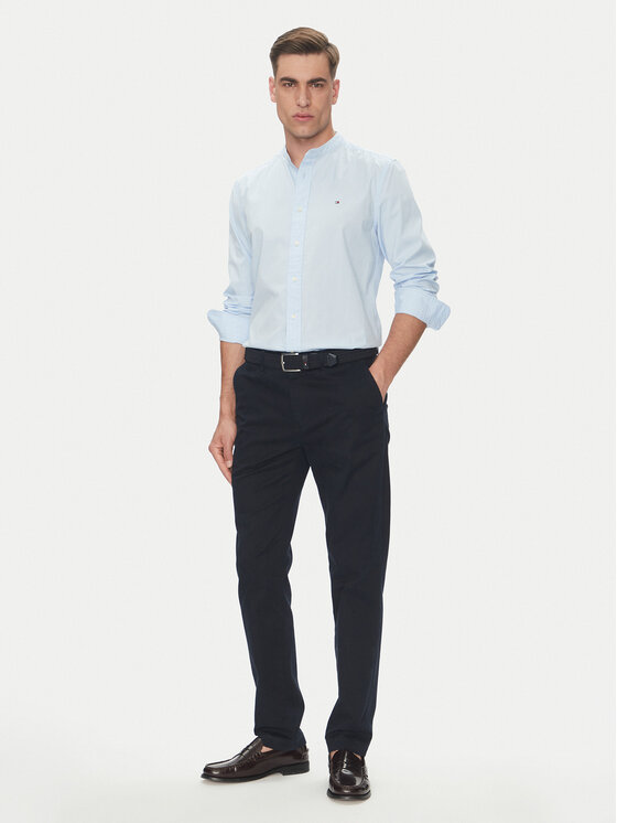 Tommy Hilfiger Tommy Hilfiger Košile MW0MW39966 Světle modrá Regular Fit
