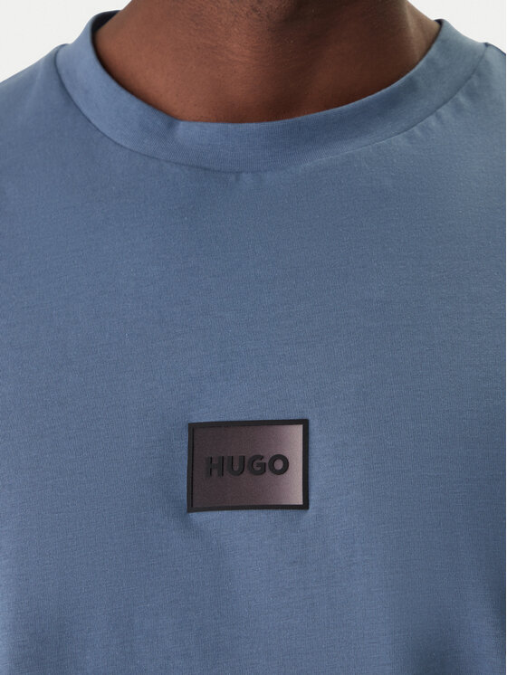 HUGO HUGO Tričko Danotie 50553124 Modrá Regular Fit