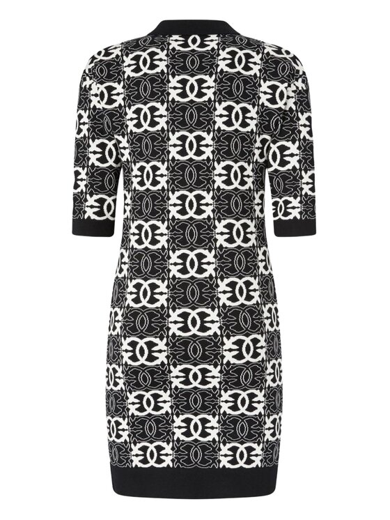 PINKO PINKO Obleka All or nothing abito tubino Črna Slim Fit