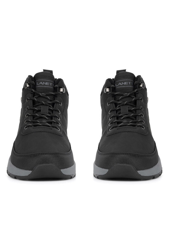 Lanetti Lanetti Schnürschuhe M-VS01543-11 Schwarz