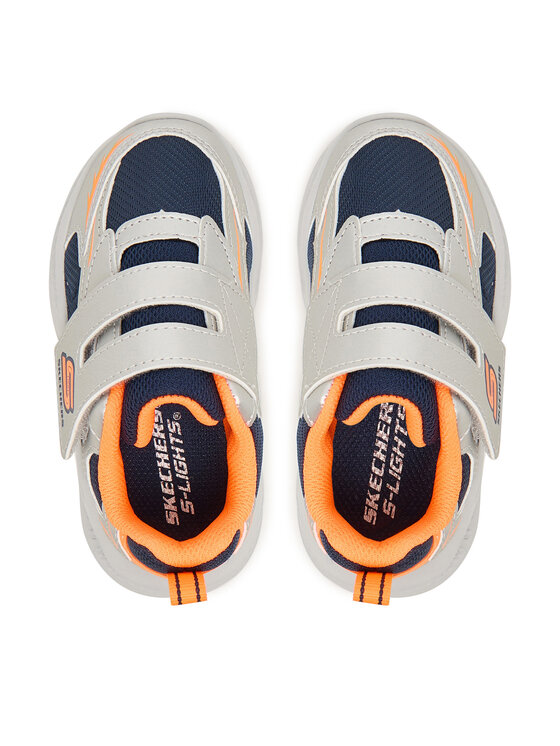 Skechers Skechers Laisvalaikio batai S-Lights: Meteor-Lights - Glow Spike 401498N/SLOR Sidabrinė
