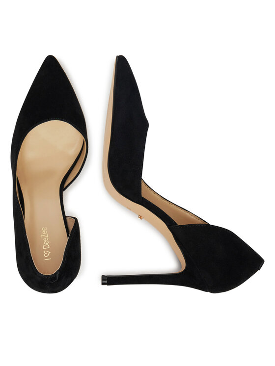 DeeZee DeeZee Pantofi cu toc subțire DZ-09A Negru