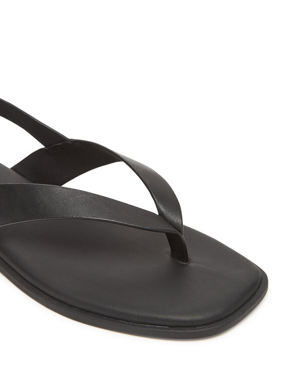Tommy Hilfiger Tommy Hilfiger Sandały Color Block Thong Flat Sandal FW0FW08883 Czarny