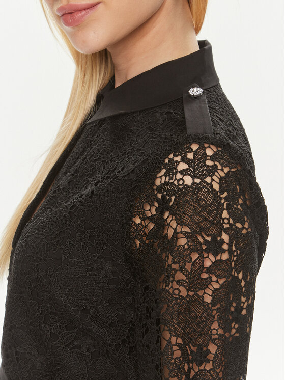 Bruuns Bazaar Bruuns Bazaar Sukienka koktajlowa Avril BBW3835 Czarny Regular Fit