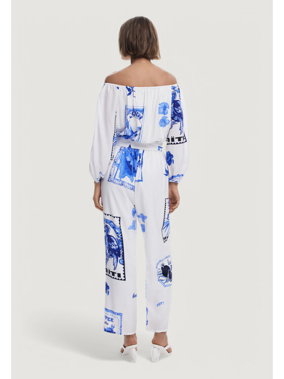 Desigual Desigual Jumpsuit JUMPSUIT_TÁMESIS Bianco To Fit