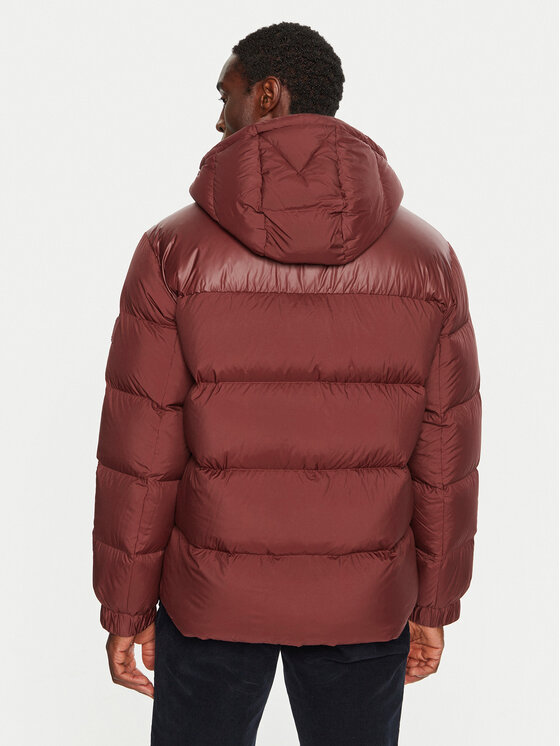 Tommy Hilfiger Tommy Hilfiger Kurtka puchowa MW0MW36569 Bordowy Regular Fit