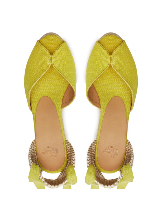 Castañer Castañer Espadrilles Bilina/6/002 023003 Gelb