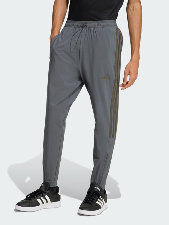 adidas adidas Spodnie materiałowe 158889 Szary Slim Fit