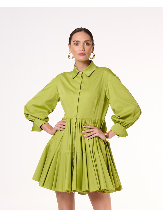 Castellani Castellani Sukienka codzienna Sukienka Celinea Zielony Regular Fit