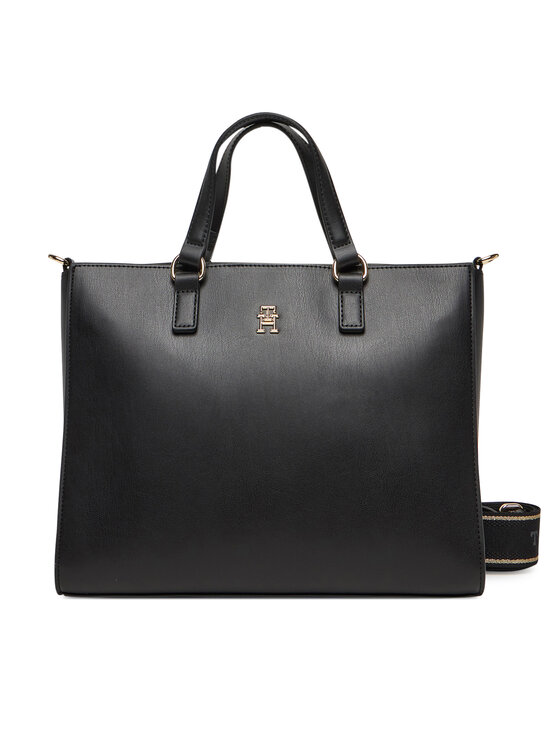 Tommy Hilfiger Tommy Hilfiger Soma Th Joy Satchel AW0AW16814 Melns