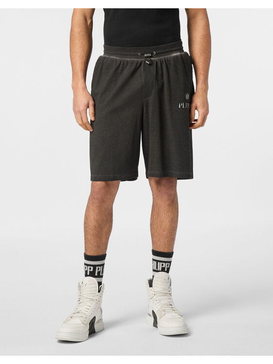 PHILIPP PLEIN PHILIPP PLEIN Szorty sportowe 24679 Czarny Jogger Fit