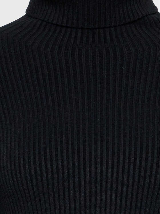 Vestito di maglia 3M7616N Nero Slim Fit