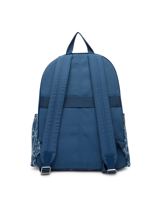 Calvin Klein Calvin Klein Batoh Emblem Aop Denim Round Backpack LV04D3429G Modrá