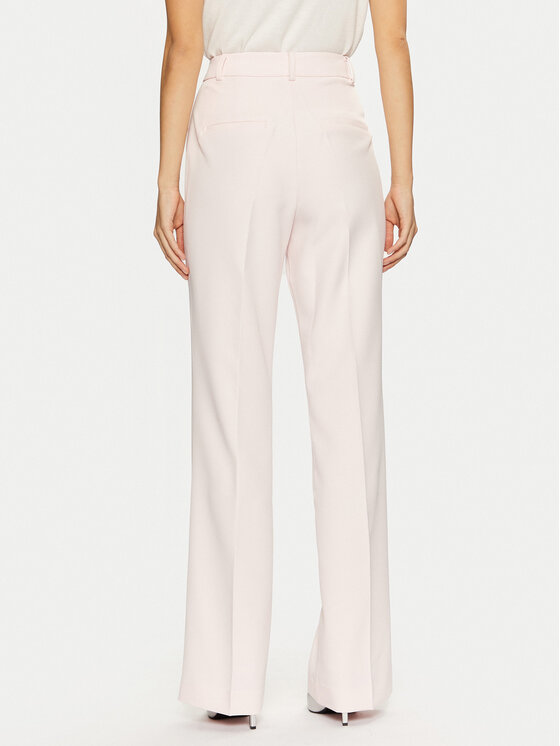 Guess Guess Kalhoty z materiálu W4YB30 WFWX2 Růžová Regular Fit