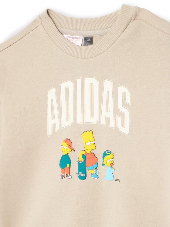 adidas adidas Trenerka The Simpsons JL9197 Bež Regular Fit
