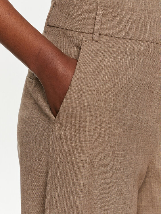 MAX&Co. MAX&Co. Pantaloni di tessuto Vacanze 2426136022200 Marrone Regular Fit