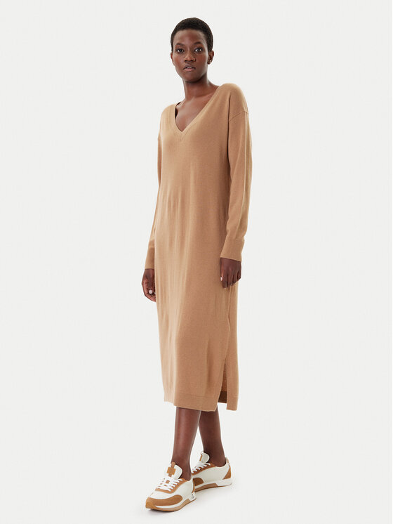 Weekend Max Mara Weekend Max Mara Kootud kleit Zenith 2525326012 Beež Regular Fit