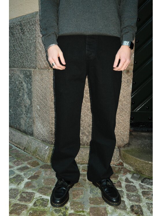 TeeShoppen TeeShoppen Jeansy 'Basic Collection' Czarny Loose Fit