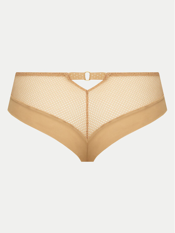 Chantelle Chantelle Бразильські труси Fleurs Signature C12Q40 Бежевий