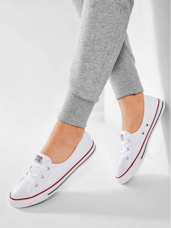 Converse Converse Kedas Chuck Taylor All Star Ballet Lace Slip 566774C Balts