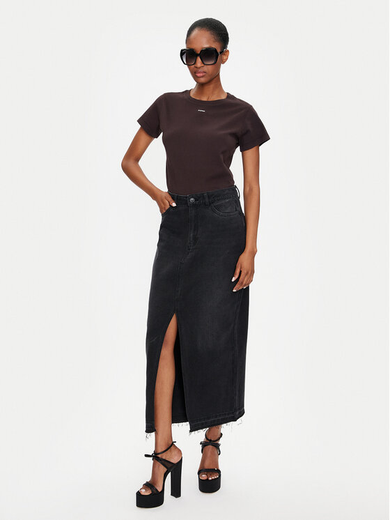 PINKO Pinko T-shirt Moro 100373 A228 Smeđa Regular Fit