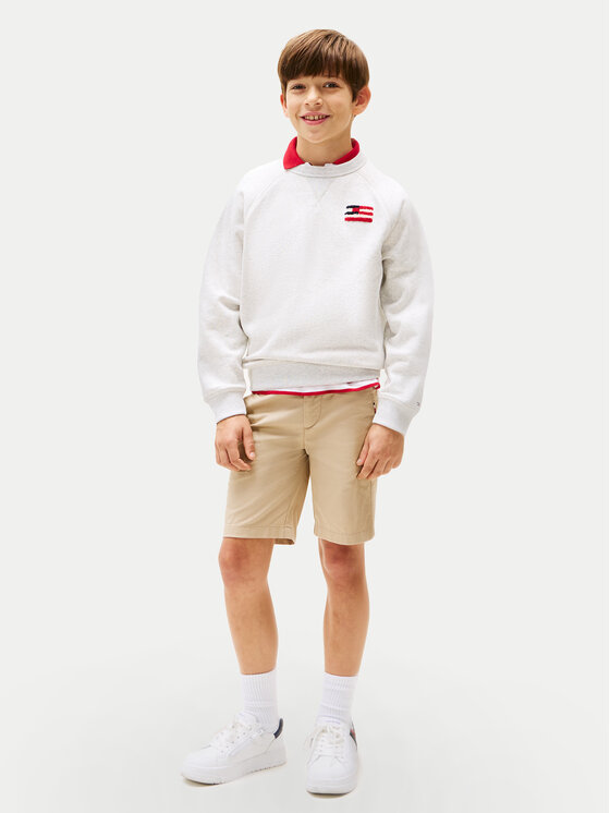 Tommy Hilfiger Tommy Hilfiger Суитшърт KB0KB09571 D Сив Relaxed Fit