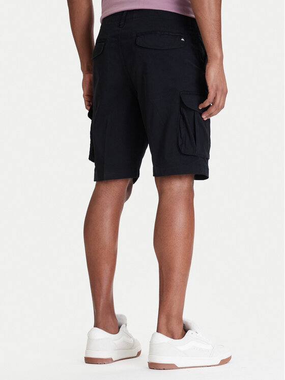 Quiksilver Quiksilver Szorty materiałowe MW Cargo EQYWS03912 Czarny Regular Fit