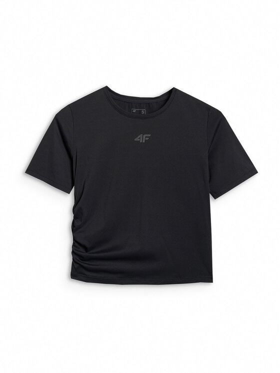 4F 4F Koszulka techniczna YOGA Czarny Slim Fit
