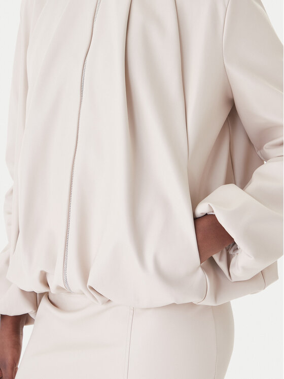 Rinascimento Rinascimento Giacca in similpelle CFC0127530003 Beige Relaxed Fit