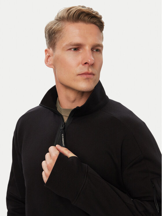 C.P. Company C.P. Company Mikina 21CMSS033A005086W Čierna Regular Fit