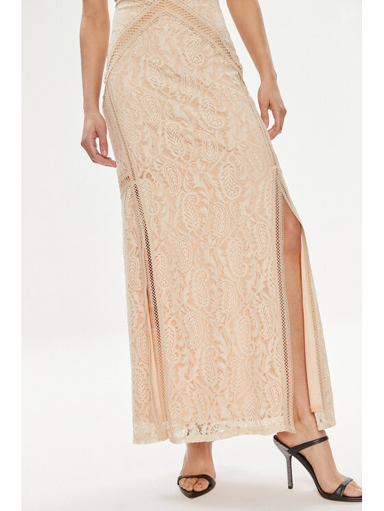 Guess Guess Abendkleid New Liza W4GK20 KC760 Beige Slim Fit