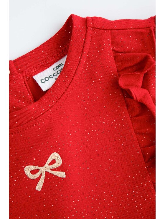 Coccodrillo Coccodrillo Elegantní šaty ZC6129601EBG-009 Červená Regular Fit