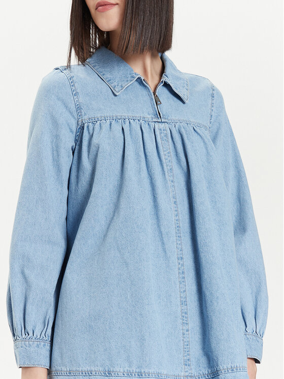 ONLY ONLY Džínsové šaty Madden 15248963 Modrá Loose Fit