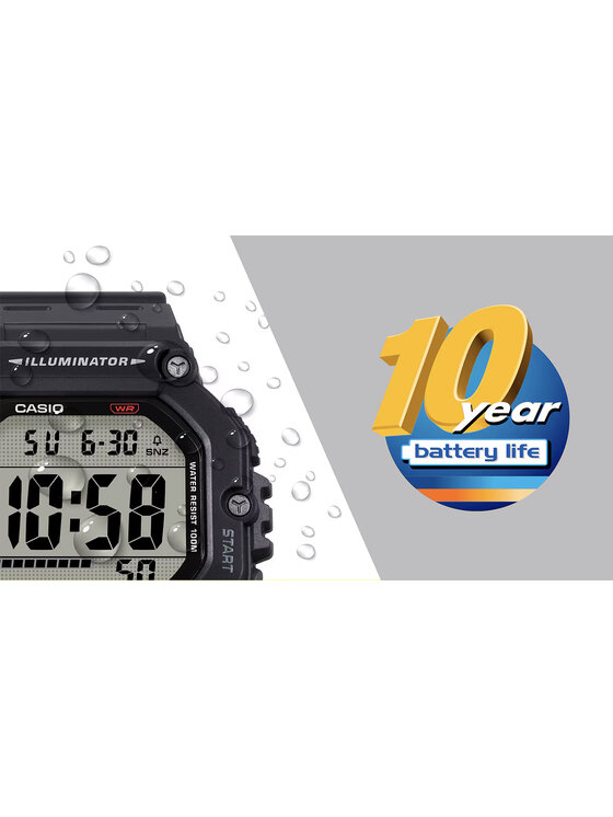 Casio Casio Zegarek AE-1600H-1AVEF Czarny