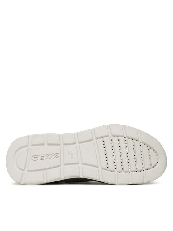 Sneakers Geox U Damiano Gris Pierre - Cuir Et Daim - Plusieurs Pointures