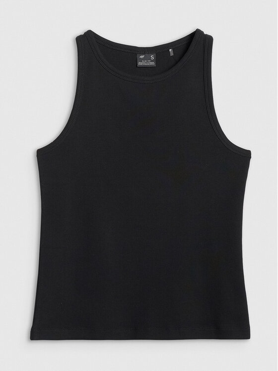 4F 4F Tank top NOS Czarny Slim Fit