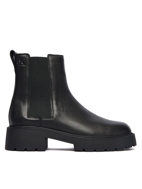 Calvin Klein Calvin Klein Kotníková obuv s elastickým prvkem YW0YW02072 Černá