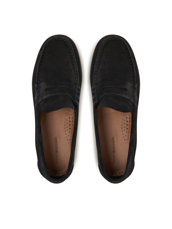 Tommy Hilfiger Tommy Hilfiger Мокасини Classic Hilfiger Suede Loafer FM0FM05363 Тъмносин