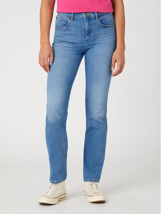 Wrangler Jeans hlače Slim 610 W26LCY37M 112332355 Modra Slim Fit