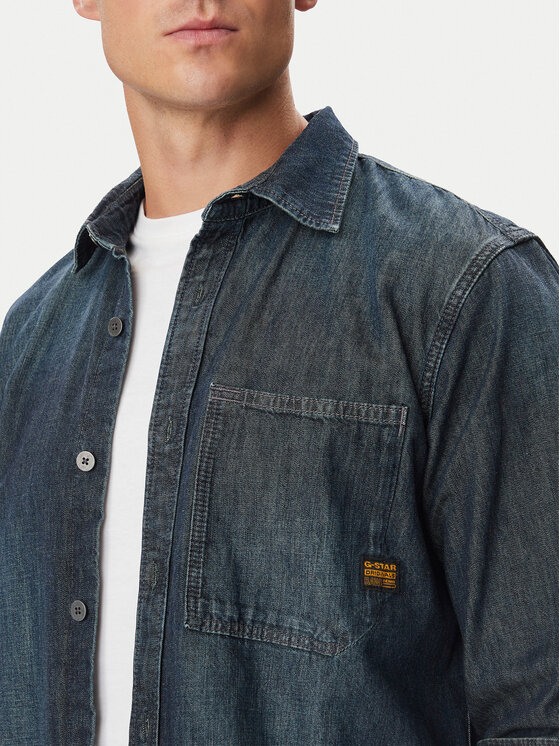 G-STAR G-STAR camicia di jeans D27083 D539 Blu Regular Fit