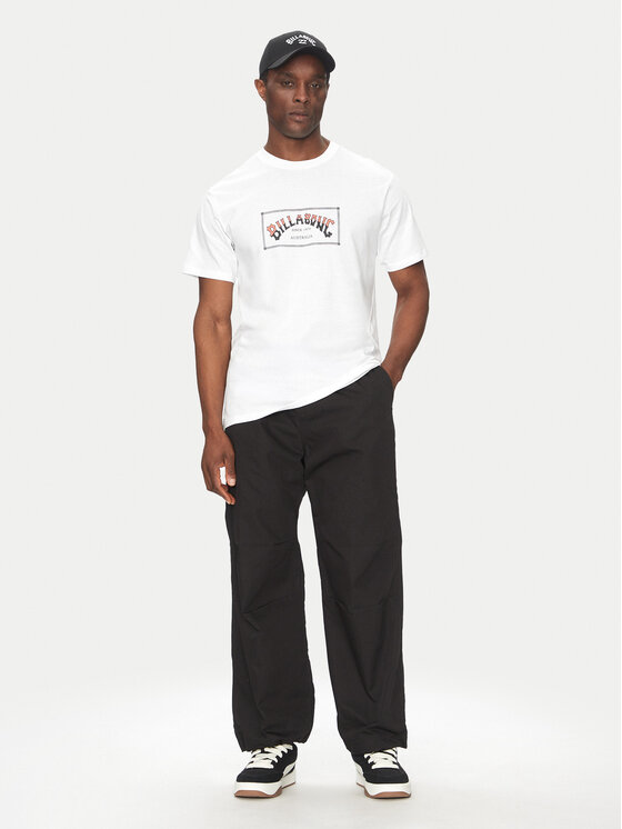 Billabong Billabong T-Shirt Arch EBYZT00167 Biały Regular Fit