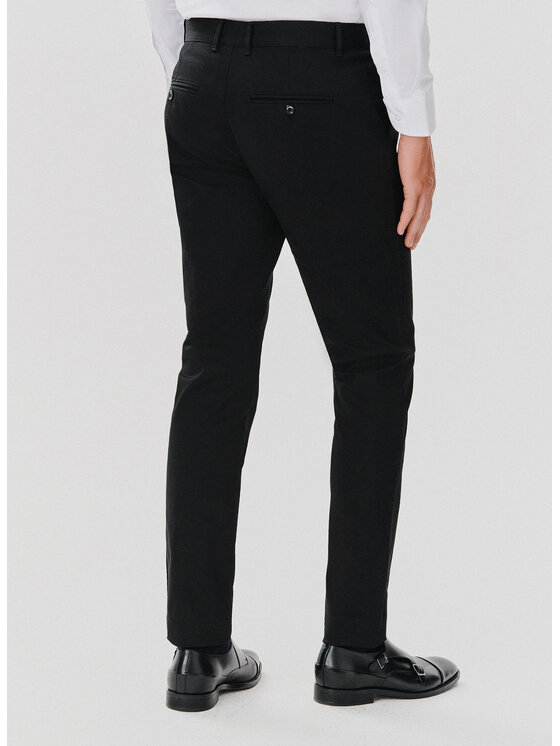 Pako Lorente Pako Lorente Spodnie dzianinowe P24WF-WX-004 Czarny Classic Fit