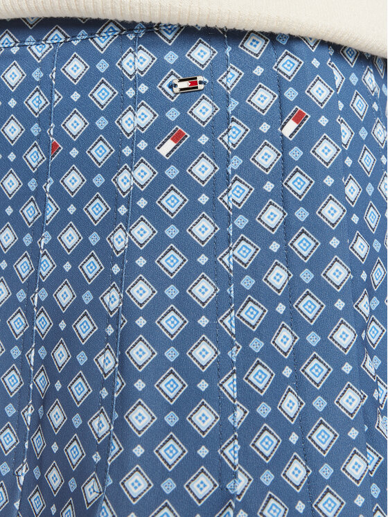 Tommy Hilfiger Tommy Hilfiger Gonna plissettata WW0WW42254 Blu Regular Fit