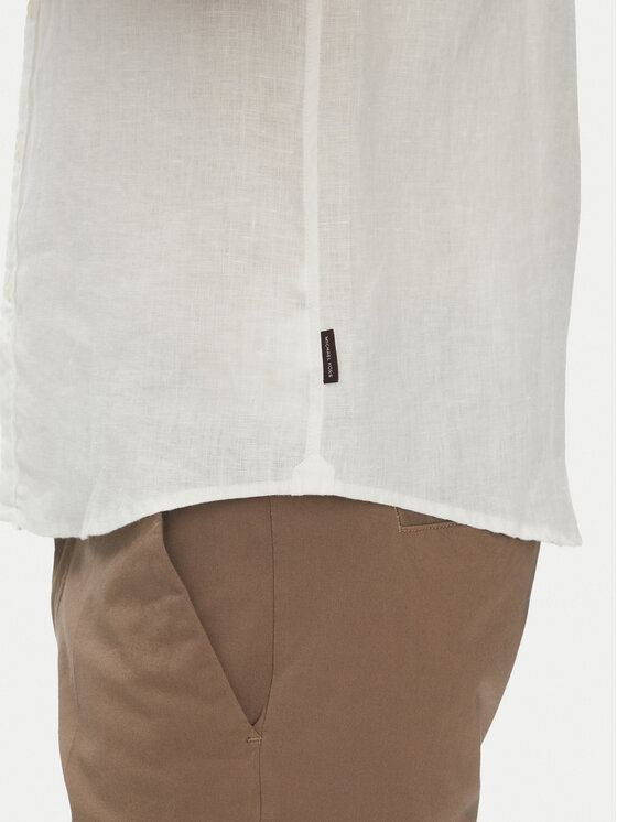Michael Kors Michael Kors Koszula CS1400I4YT Biały Slim Fit