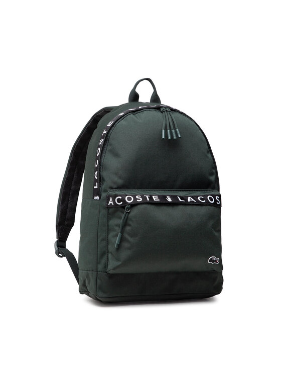 Lacoste Rucksack Jacquard Sinople NH3665NZ Grün | Modivo.de